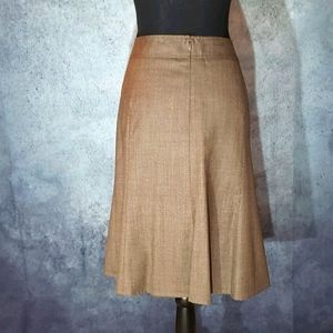 Ann Taylor lined herringbone skirt- size 12